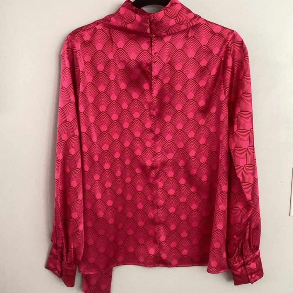 Worthington Blouse Raspberry Pink - Picture 2 of 7